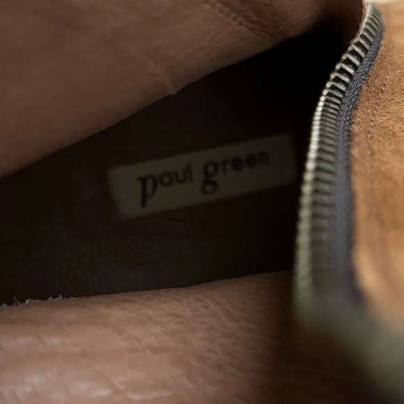 NEW Paul Green | Sloane Lug Sole Bootie Toffee Soft Suede Brown Sz 7/9.5 - Picture 4 of 8